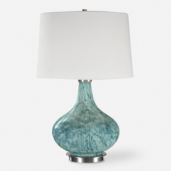 Uttermost Celinda Blue Gray Glass Lamp (85|27076)