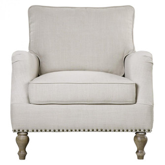 Uttermost Armstead Antique White Armchair (85|23291)