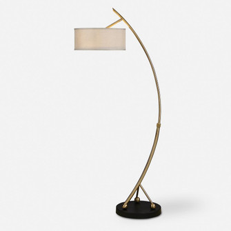 Uttermost Vardar Curved Brass Floor Lamp (85|28089-1)