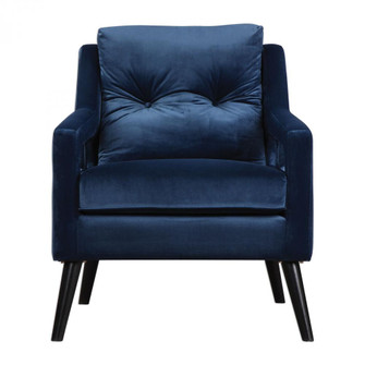 Uttermost O'Brien Blue Velvet Armchair (85|23318)