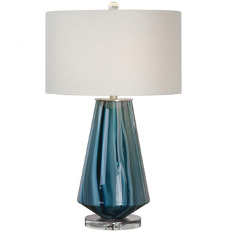 Uttermost Pescara Teal-gray Glass Lamp (85|27225-1)