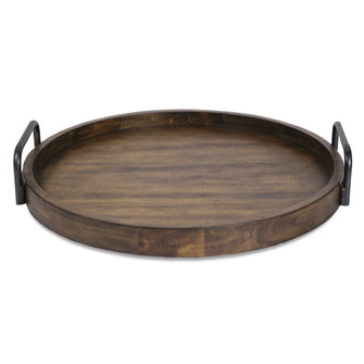 Uttermost Reine Round Wooden Tray (85|18749)