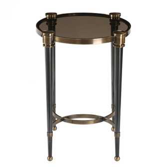 Uttermost Thora Brushed Black Accent Table (85|24731)