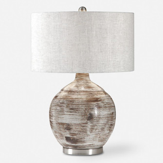 Uttermost Tamula Distressed Ivory Table Lamp (85|27656-1)