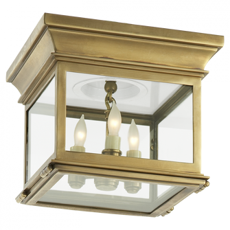 Club Small Square Flush Mount (279|CHC 4128AB-CG)