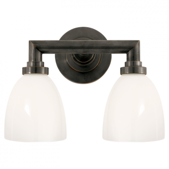 Wilton Double Bath Light (279|SL 2842BZ-WG)