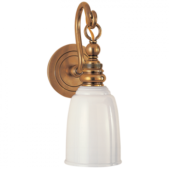 Boston Loop Arm Sconce (279|SL 2934HAB-WG)
