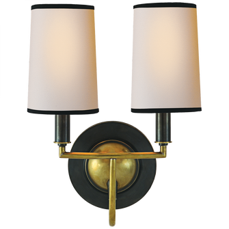 Elkins Double Sconce (279|TOB 2068BZ/HAB-NP/BT)