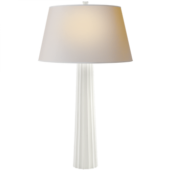 Fluted Spire Large Table Lamp (279|CHA 8906WHT-NP)