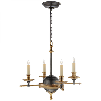 Leaf and Arrow Small Chandelier (279|CHC 1448BZ/AB)