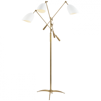 Sommerard Triple Arm Floor Lamp (279|ARN 1009HAB-WHT)