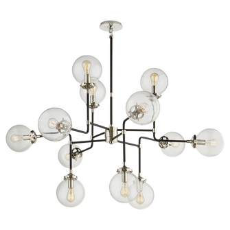 Bistro Medium Chandelier (279|S 5022PN-CG)