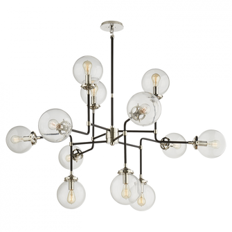 Bistro Medium Chandelier (279|S 5022PN-CG)