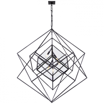 Cubist Large Chandelier (279|KW 5022AI-CG)