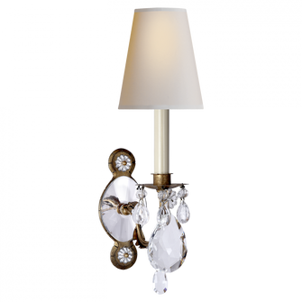 Yves Crystal Single Arm Sconce (279|TOB 2470GI/CG-PL)