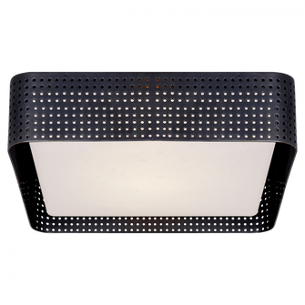 Precision Large Square Flush Mount (279|KW 4061BZ-CDG)