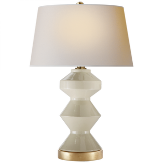 Weller Zig-Zag Table Lamp (279|CHA 8666ICO-NP)