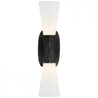 Utopia Small Double Bath Sconce (279|KW 2047AI-WG)