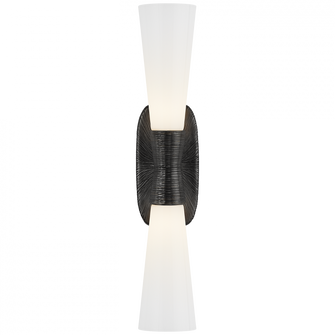 Utopia Large Double Bath Sconce (279|KW 2048AI-WG)