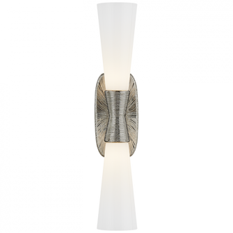 Utopia Large Double Bath Sconce (279|KW 2048PN-WG)