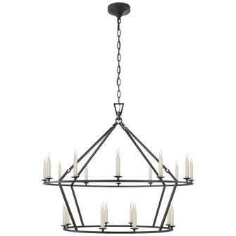 Darlana Large Two-Tiered Ring Chandelier (279|CHC 5179AI)