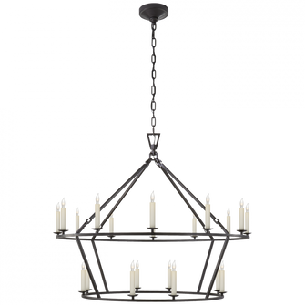 Darlana Large Two-Tiered Ring Chandelier (279|CHC 5179AI)