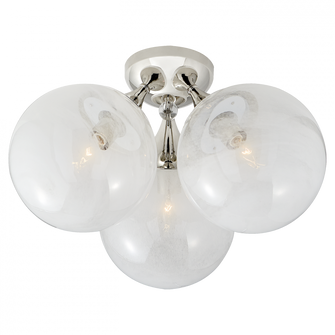 Cristol Large Triple Flush Mount (279|ARN 4401PN-WG)