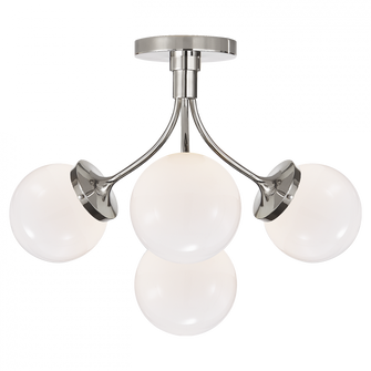Prescott Medium Semi-Flush Mount (279|KS 4407PN-WG)