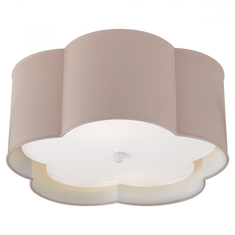 Bryce Medium Flush Mount (279|KS 4117PNK/WHT-FA)