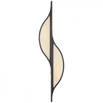 Avant Large Curved Sconce (279|KW 2705BZ-FG)