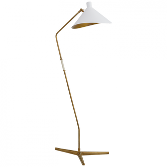 Mayotte Large Offset Floor Lamp (279|ARN 1013HAB-WHT)