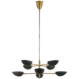 Graphic Large Two-Tier Chandelier (279|ARN 5501HAB-BLK)