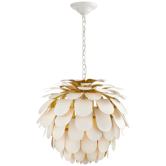 Cynara Large Chandelier (279|CHC 5157WHT/G)