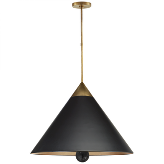 Cleo Large Pendant (279|KW 5515AB/BM-BLK)