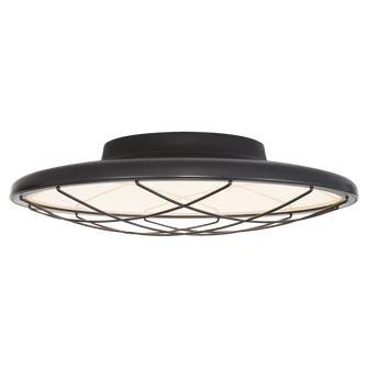 Dot 13'' Caged Flush Mount (279|PB 4001MBK)