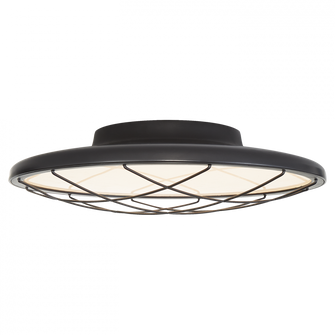 Dot 13'' Caged Flush Mount (279|PB 4001MBK)
