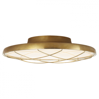 Dot 13'' Caged Flush Mount (279|PB 4001NB)