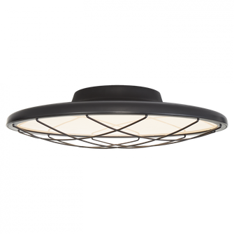 Dot 16'' Caged Flush Mount (279|PB 4004MBK)
