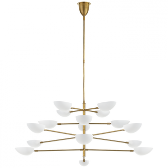 Graphic Grande Four-Tier Chandelier (279|ARN 5503HAB-WHT)