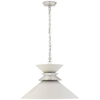 Alborg Large Stacked Pendant (279|CHC 5245PN-WHT)