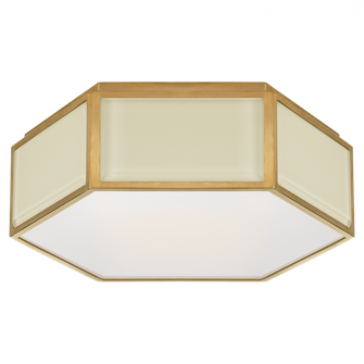 Bradford Small Hexagonal Flush Mount (279|KS 4120CRE/SB-FG)