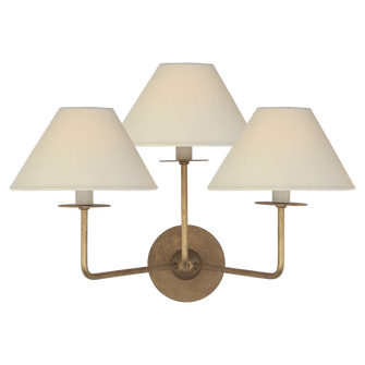 Kelley Medium Triple Sconce (279|NW 2070GI-L)