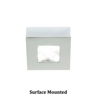 LED SQUARE BUTTON LIGHTS 3000K CH (16|HR-LED87S-CH)
