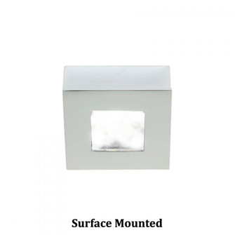 LED SQUARE BUTTON LIGHTS 3000K CH (16|HR-LED87S-CH)