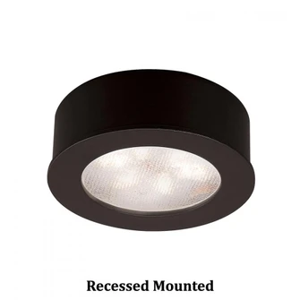 LED ROUND BUTTON LIGHTS 2700K (16|HR-LED87-27-BK)