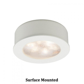 Round LED Button Light (16|HR-LED87-27-WT)