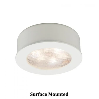 LED ROUND BUTTON LIGHTS 2700K (16|HR-LED87-27-WT)