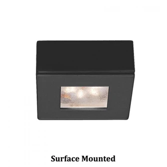 LED SQUARE BUTTON LIGHTS 2700K (16|HR-LED87S-27-BK)