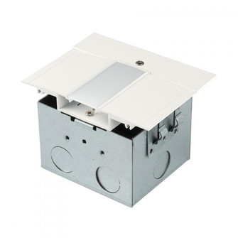 Symmetrical Recessed Channel Power Feed (16|LED-T-RBOX1-WT)