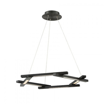 Metric Chandelier Light (3612|PD-43728-BK)